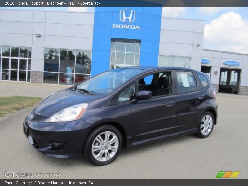 Blackberry Pearl / Sport Black 2010 Honda Fit Sport