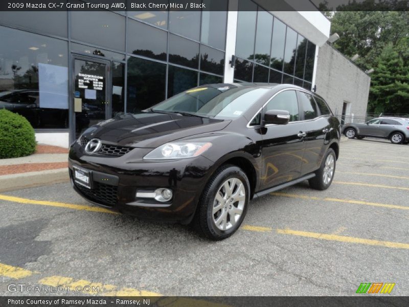 Black Cherry Mica / Black 2009 Mazda CX-7 Grand Touring AWD