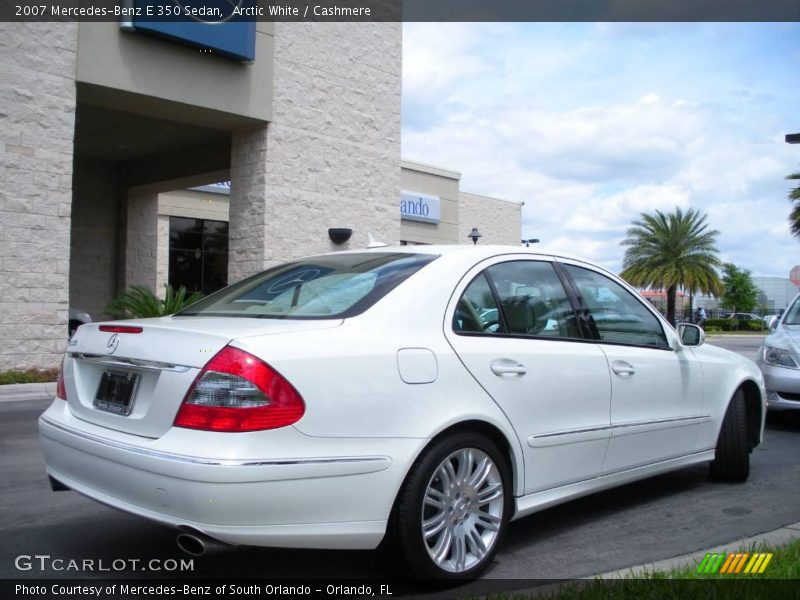 Arctic White / Cashmere 2007 Mercedes-Benz E 350 Sedan