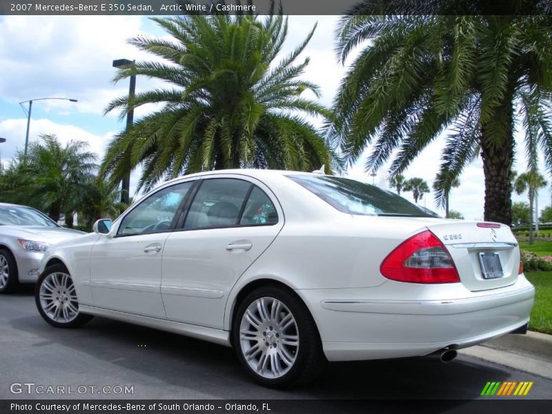 Arctic White / Cashmere 2007 Mercedes-Benz E 350 Sedan