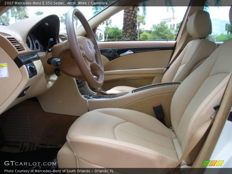 Arctic White / Cashmere 2007 Mercedes-Benz E 350 Sedan
