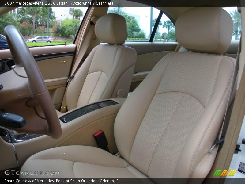 Arctic White / Cashmere 2007 Mercedes-Benz E 350 Sedan