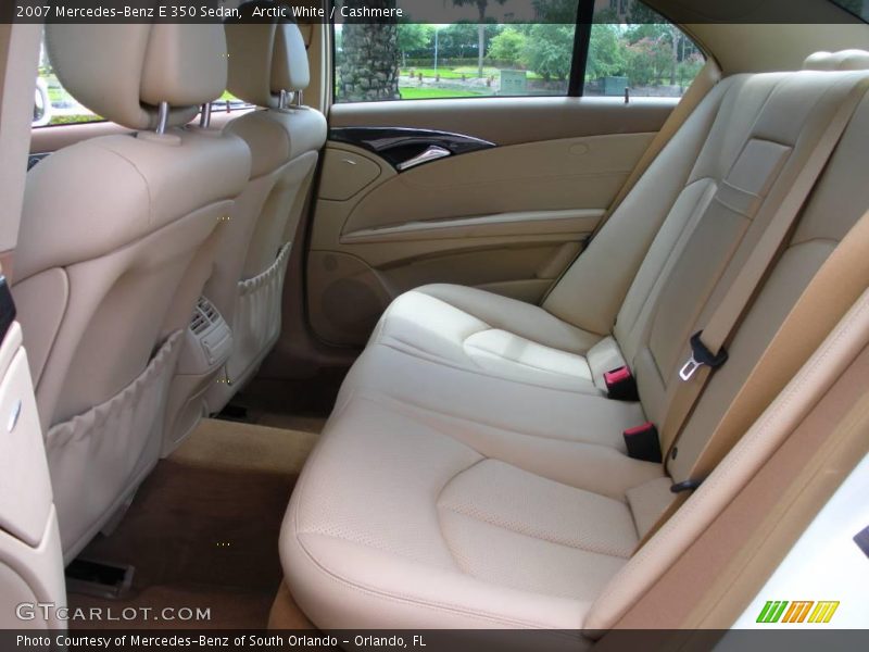 Arctic White / Cashmere 2007 Mercedes-Benz E 350 Sedan