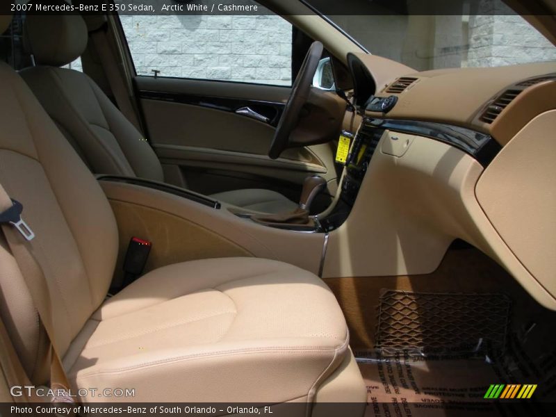 Arctic White / Cashmere 2007 Mercedes-Benz E 350 Sedan