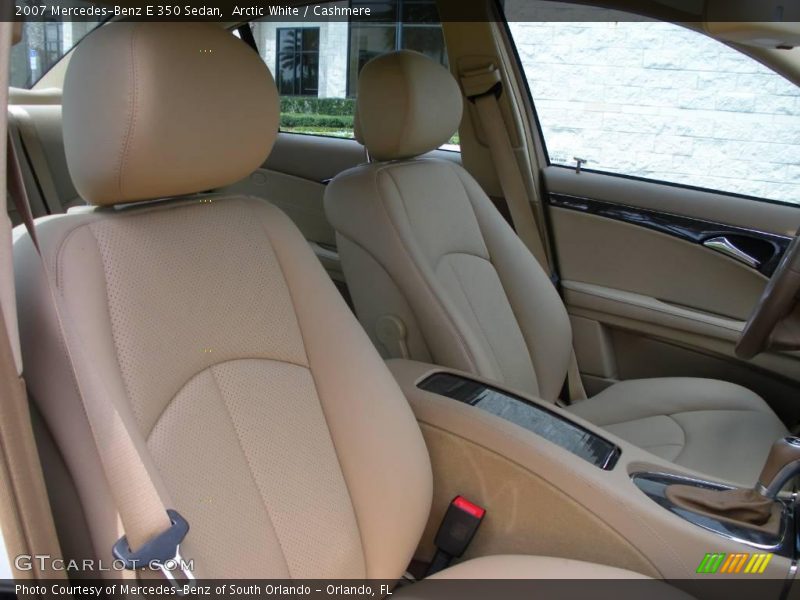 Arctic White / Cashmere 2007 Mercedes-Benz E 350 Sedan