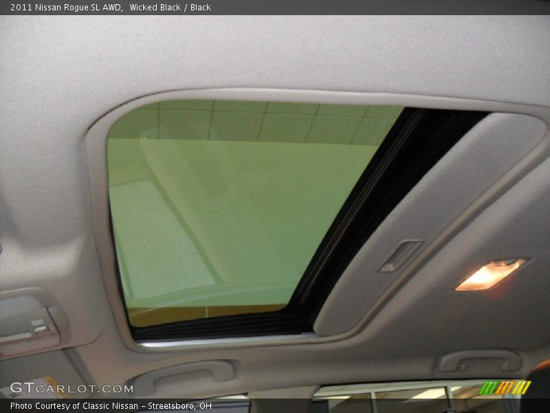 Wicked Black / Black 2011 Nissan Rogue SL AWD