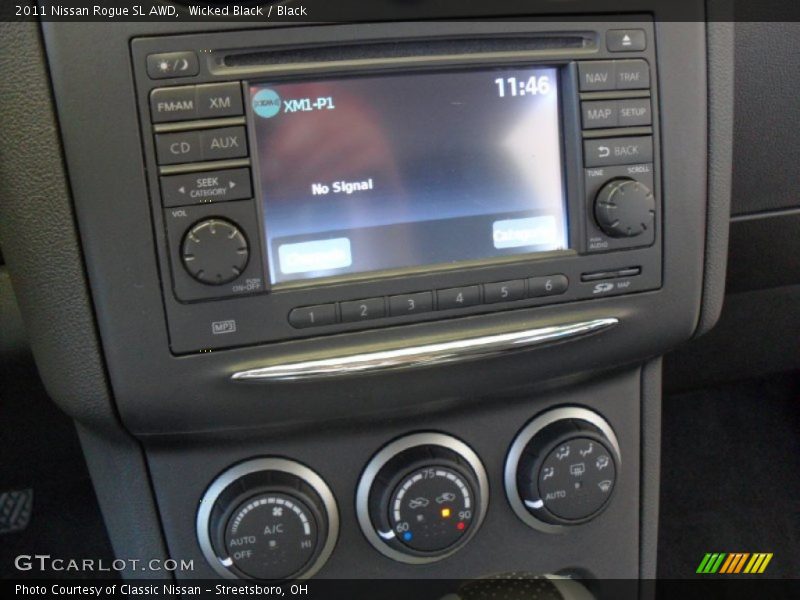 Wicked Black / Black 2011 Nissan Rogue SL AWD