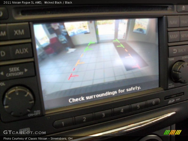 Wicked Black / Black 2011 Nissan Rogue SL AWD