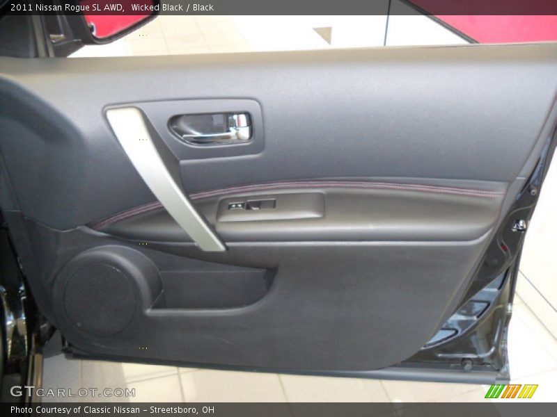 Wicked Black / Black 2011 Nissan Rogue SL AWD