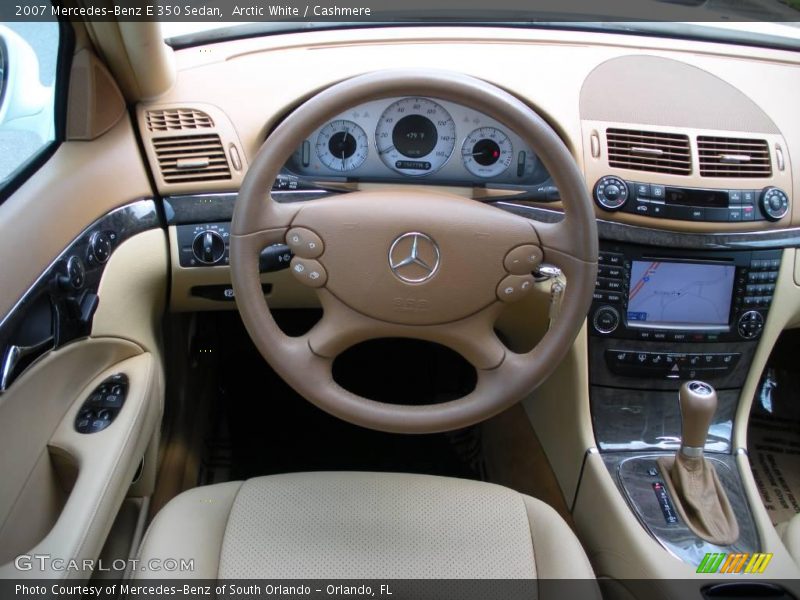 Arctic White / Cashmere 2007 Mercedes-Benz E 350 Sedan