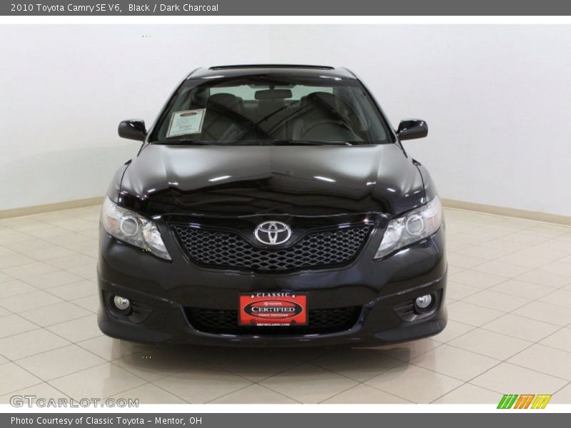 Black / Dark Charcoal 2010 Toyota Camry SE V6