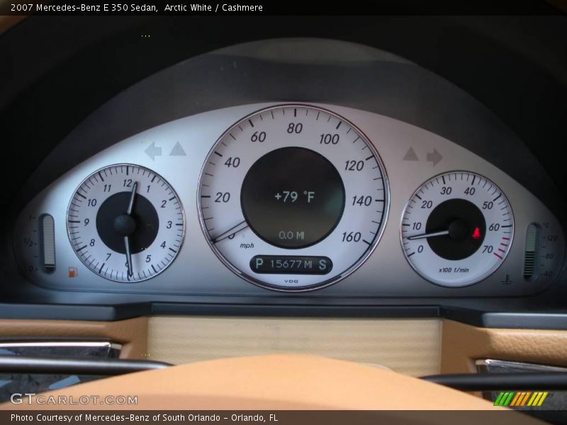 Arctic White / Cashmere 2007 Mercedes-Benz E 350 Sedan