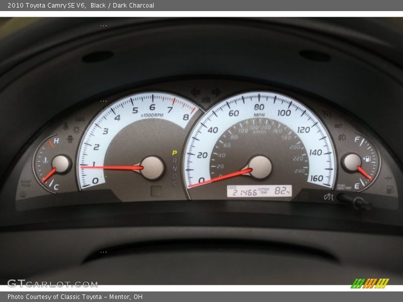 Black / Dark Charcoal 2010 Toyota Camry SE V6
