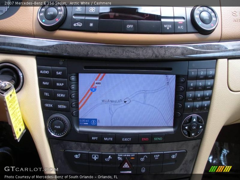 Arctic White / Cashmere 2007 Mercedes-Benz E 350 Sedan