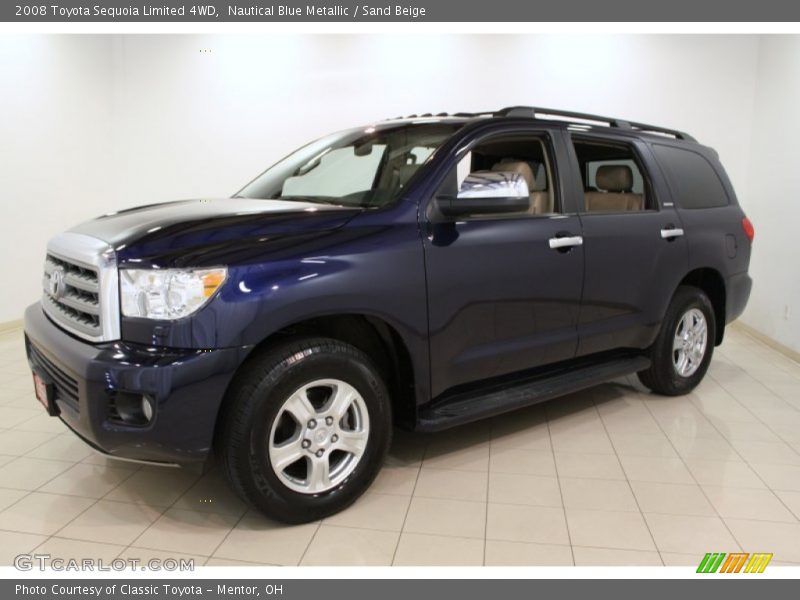 Nautical Blue Metallic / Sand Beige 2008 Toyota Sequoia Limited 4WD