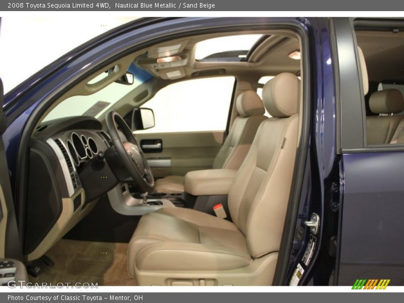 Nautical Blue Metallic / Sand Beige 2008 Toyota Sequoia Limited 4WD
