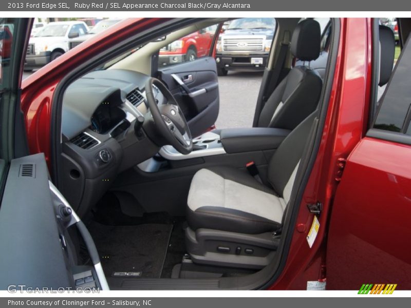  2013 Edge SEL SEL Appearance Charcoal Black/Gray Alcantara Interior