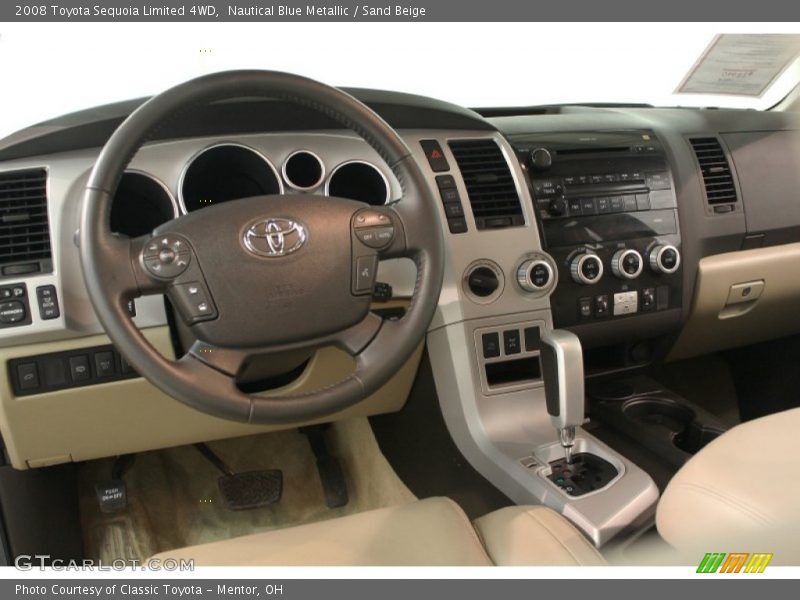 Nautical Blue Metallic / Sand Beige 2008 Toyota Sequoia Limited 4WD
