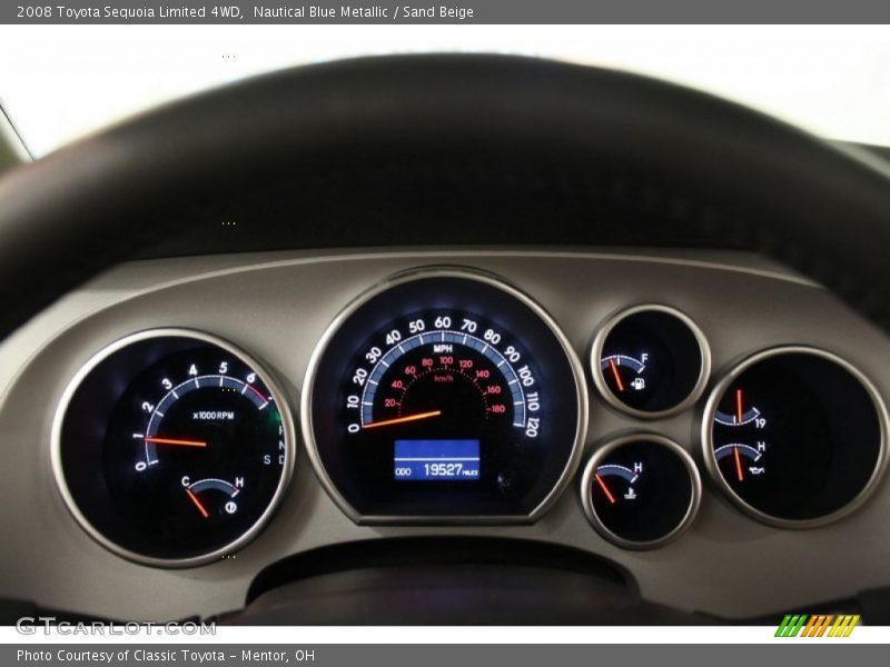 Nautical Blue Metallic / Sand Beige 2008 Toyota Sequoia Limited 4WD