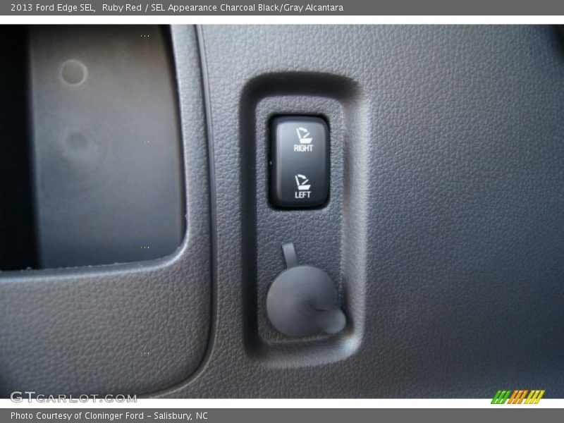 Ruby Red / SEL Appearance Charcoal Black/Gray Alcantara 2013 Ford Edge SEL