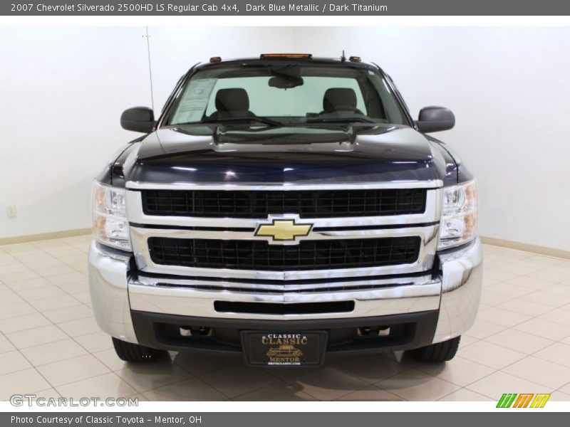 Dark Blue Metallic / Dark Titanium 2007 Chevrolet Silverado 2500HD LS Regular Cab 4x4