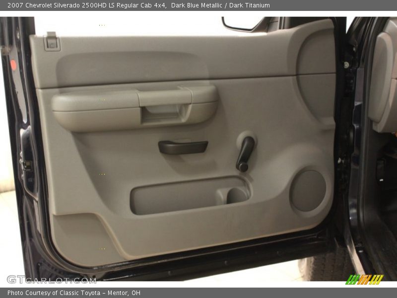 Dark Blue Metallic / Dark Titanium 2007 Chevrolet Silverado 2500HD LS Regular Cab 4x4