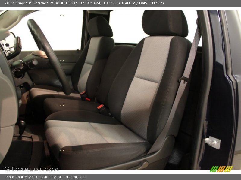 Dark Blue Metallic / Dark Titanium 2007 Chevrolet Silverado 2500HD LS Regular Cab 4x4