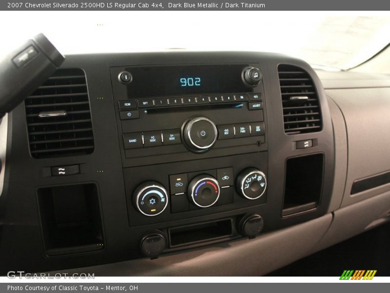 Dark Blue Metallic / Dark Titanium 2007 Chevrolet Silverado 2500HD LS Regular Cab 4x4