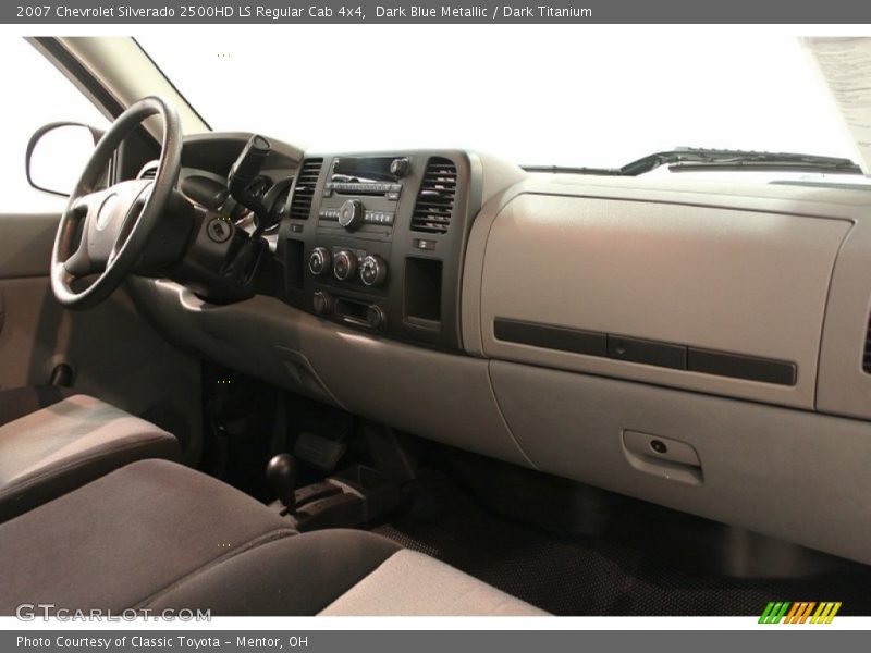 Dark Blue Metallic / Dark Titanium 2007 Chevrolet Silverado 2500HD LS Regular Cab 4x4