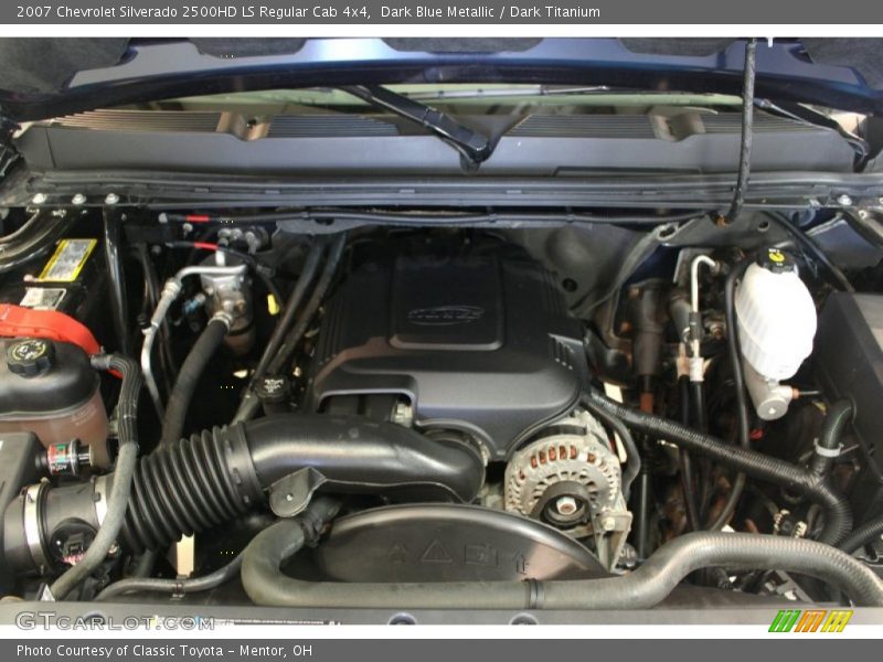 Dark Blue Metallic / Dark Titanium 2007 Chevrolet Silverado 2500HD LS Regular Cab 4x4