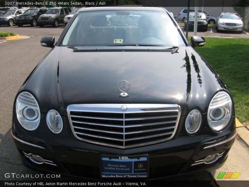 Black / Ash 2007 Mercedes-Benz E 350 4Matic Sedan