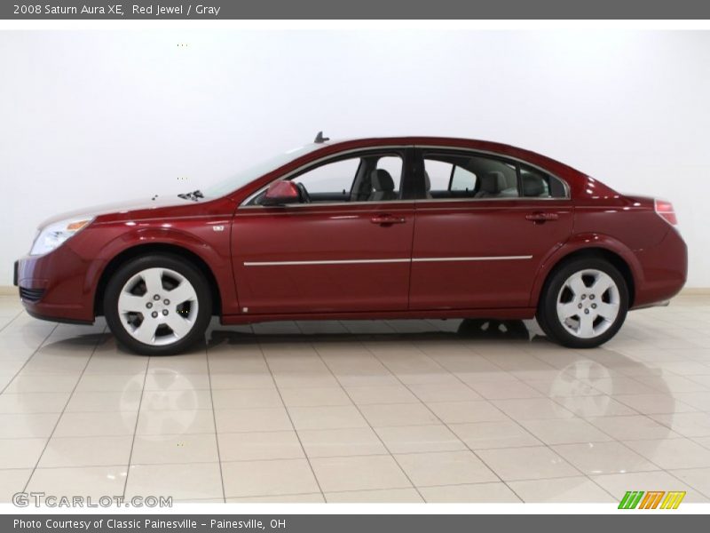 Red Jewel / Gray 2008 Saturn Aura XE