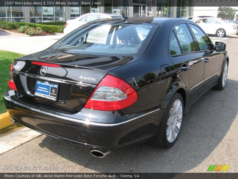 Black / Ash 2007 Mercedes-Benz E 350 4Matic Sedan