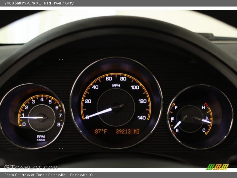 Red Jewel / Gray 2008 Saturn Aura XE