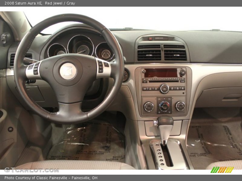 Red Jewel / Gray 2008 Saturn Aura XE