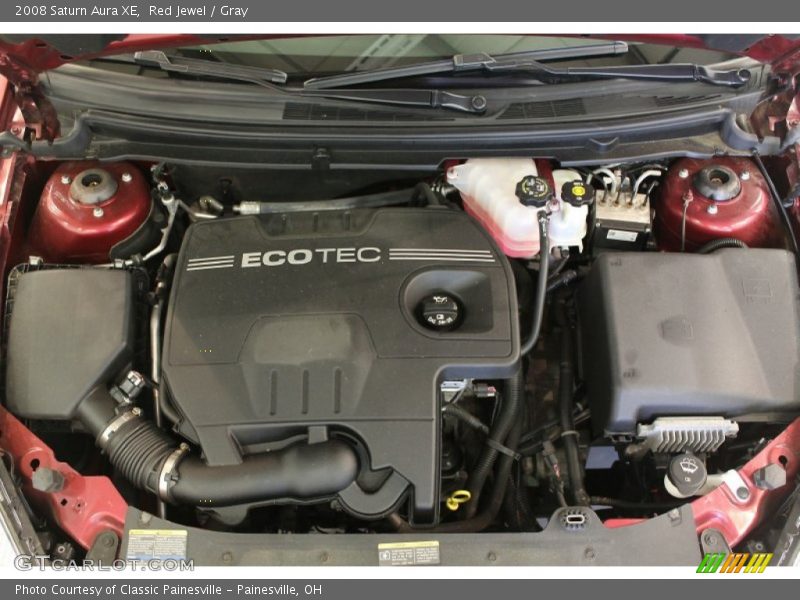 Red Jewel / Gray 2008 Saturn Aura XE