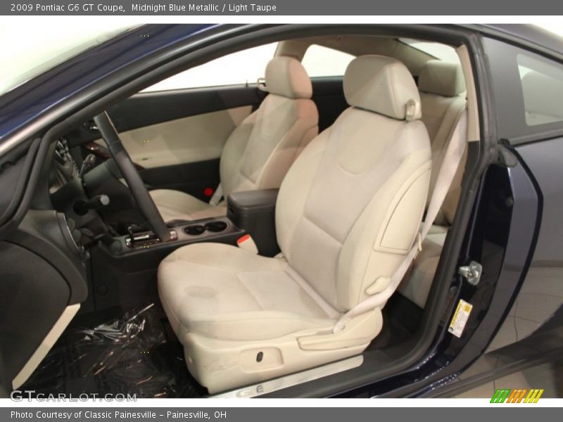 Midnight Blue Metallic / Light Taupe 2009 Pontiac G6 GT Coupe