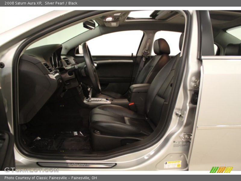 Silver Pearl / Black 2008 Saturn Aura XR