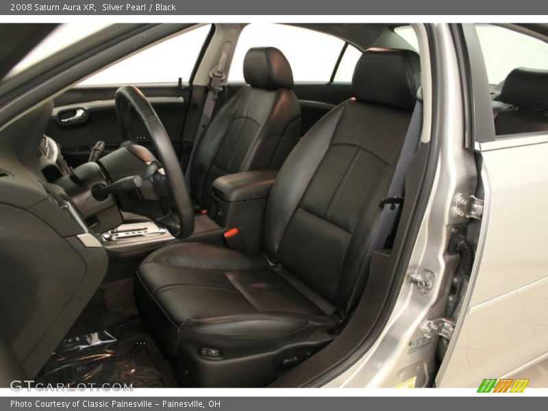 Silver Pearl / Black 2008 Saturn Aura XR