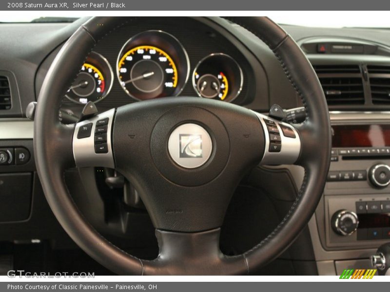 Silver Pearl / Black 2008 Saturn Aura XR