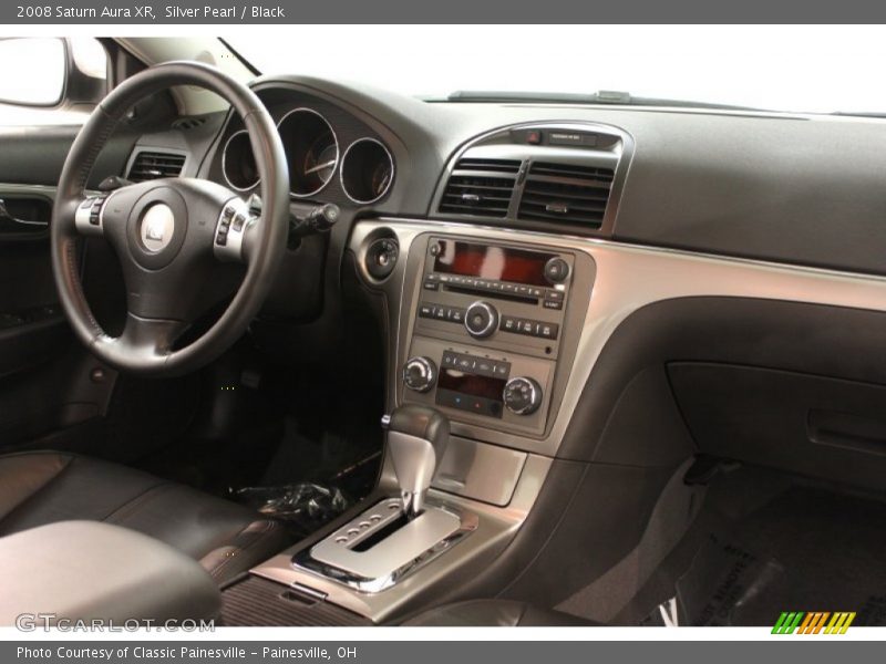 Silver Pearl / Black 2008 Saturn Aura XR