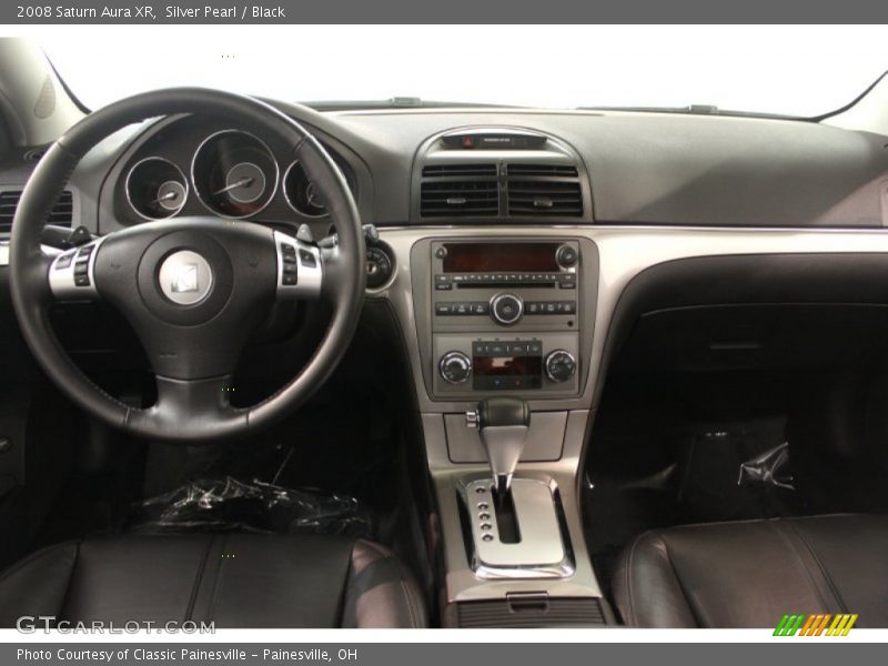 Silver Pearl / Black 2008 Saturn Aura XR