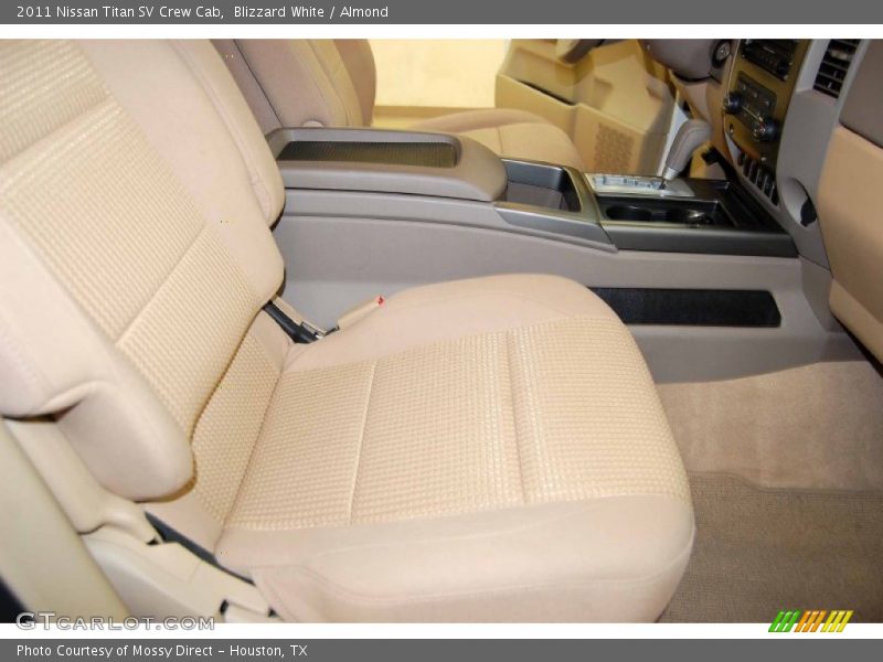 Blizzard White / Almond 2011 Nissan Titan SV Crew Cab