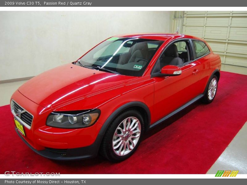 Passion Red / Quartz Gray 2009 Volvo C30 T5