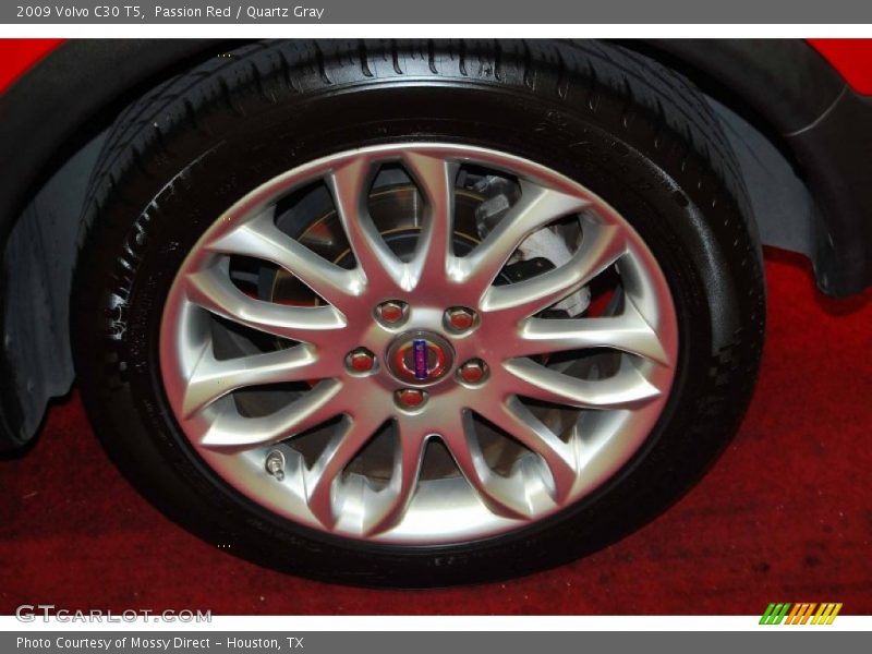 Passion Red / Quartz Gray 2009 Volvo C30 T5