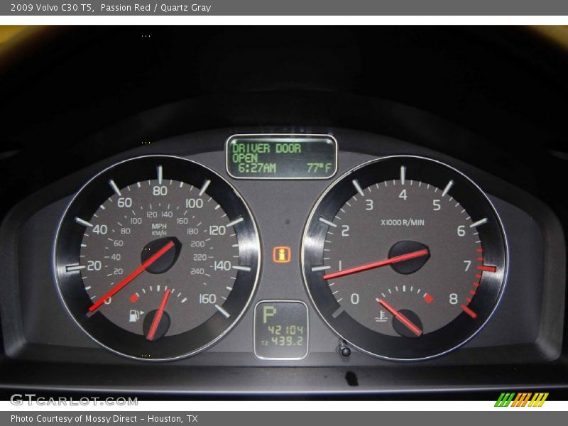 Passion Red / Quartz Gray 2009 Volvo C30 T5
