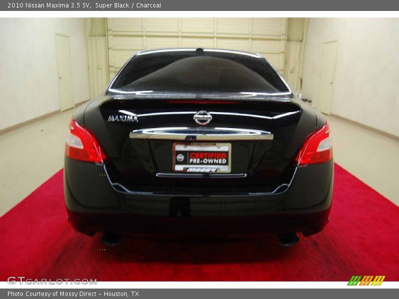 Super Black / Charcoal 2010 Nissan Maxima 3.5 SV