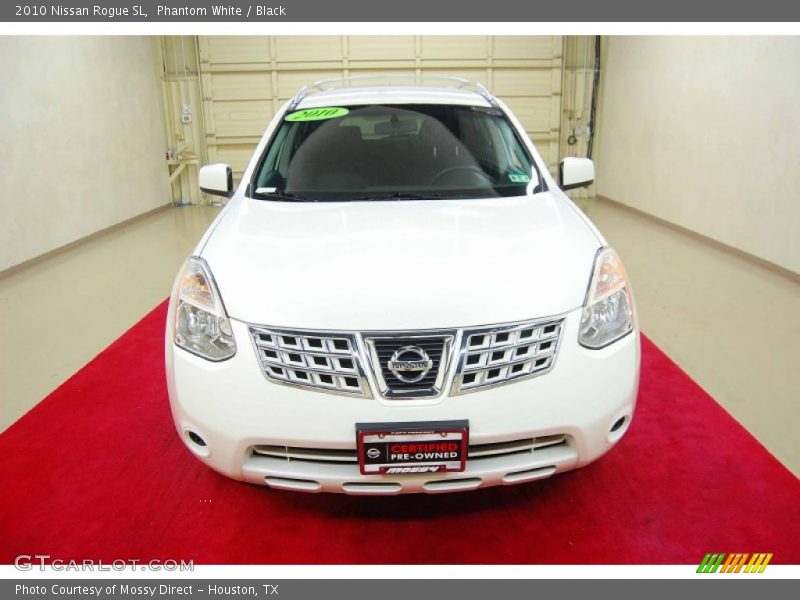Phantom White / Black 2010 Nissan Rogue SL