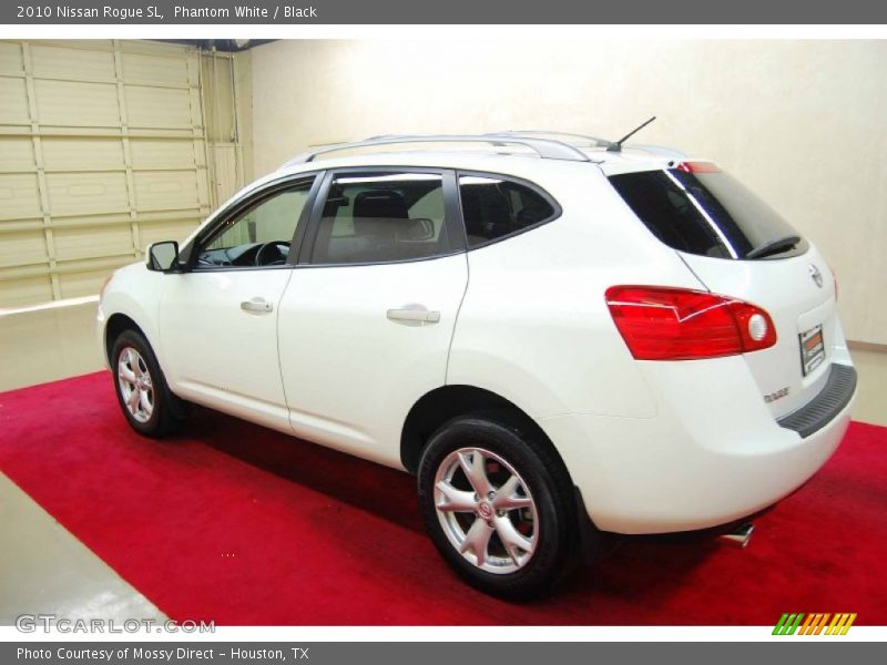 Phantom White / Black 2010 Nissan Rogue SL