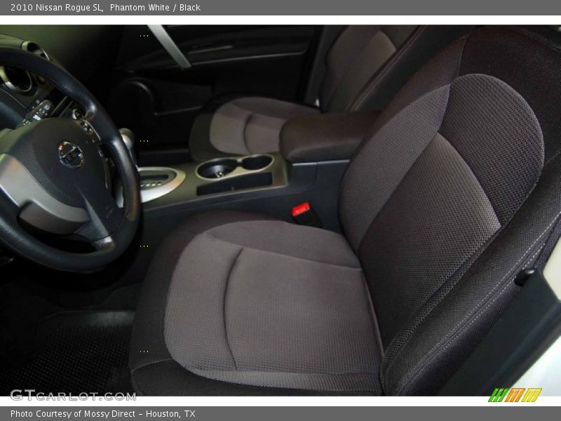 Phantom White / Black 2010 Nissan Rogue SL